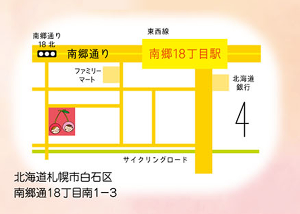 たまみずき南郷の地図